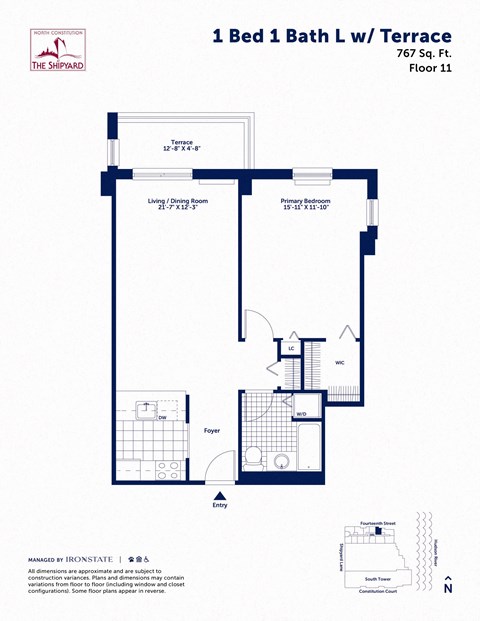 1 14th Street Studio-3 Beds Apartment for Rent - Photo Gallery 43